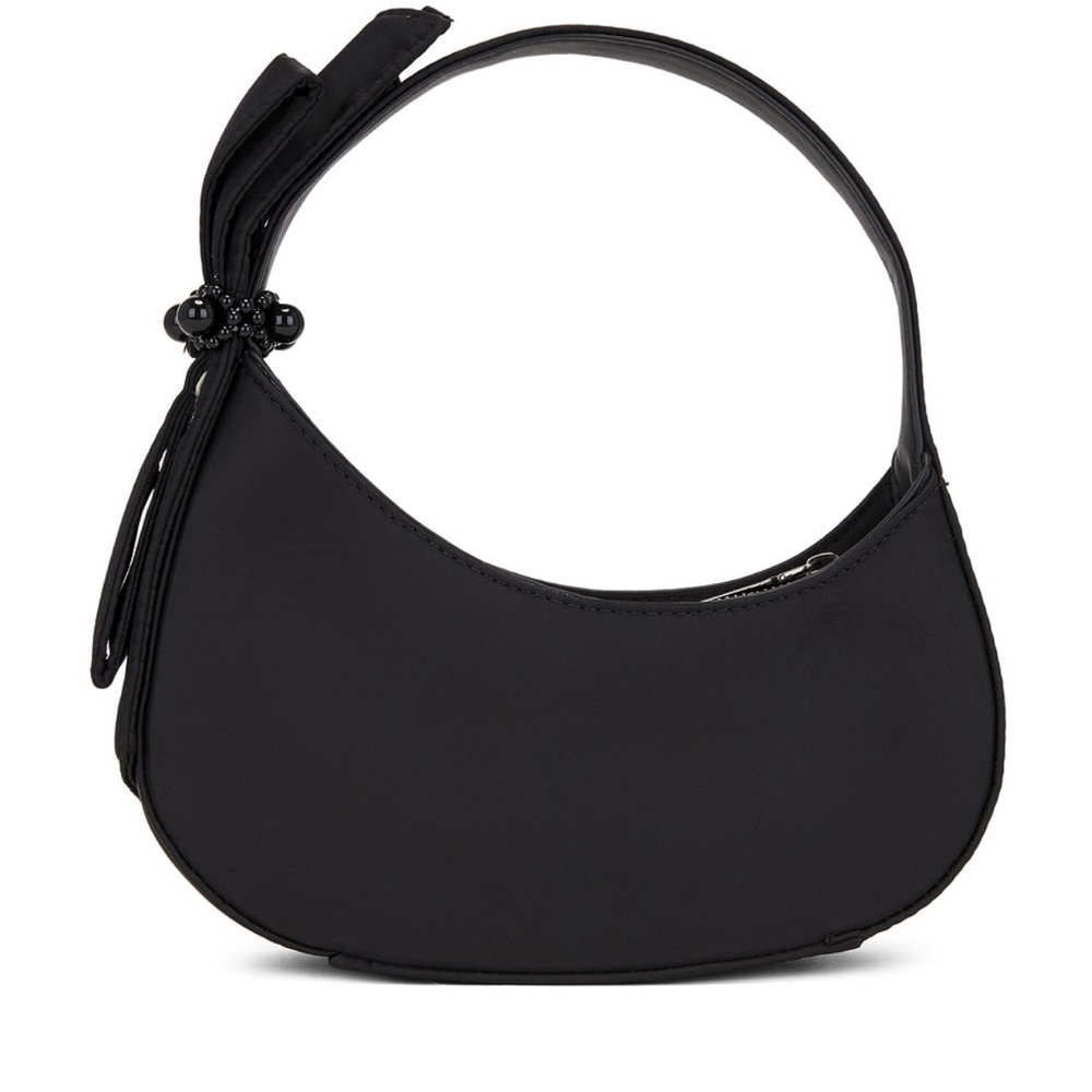 Revolve Bow Shoulder Bag in Black